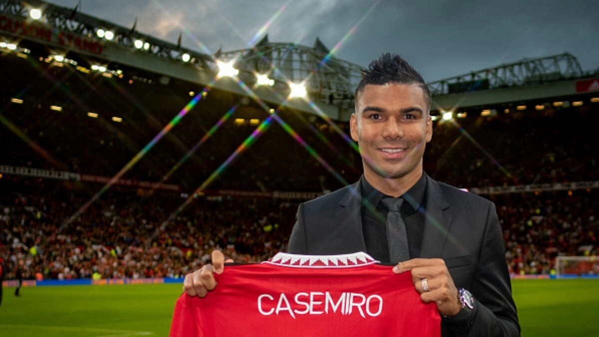 Casemiro, player of Manchester United and legend of Real Madrid.