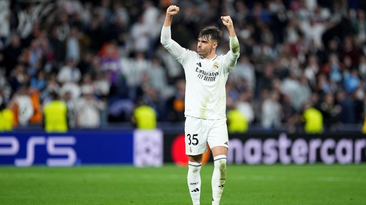 <p>Raúl Asencio, homegrown player of Real Madrid</p>