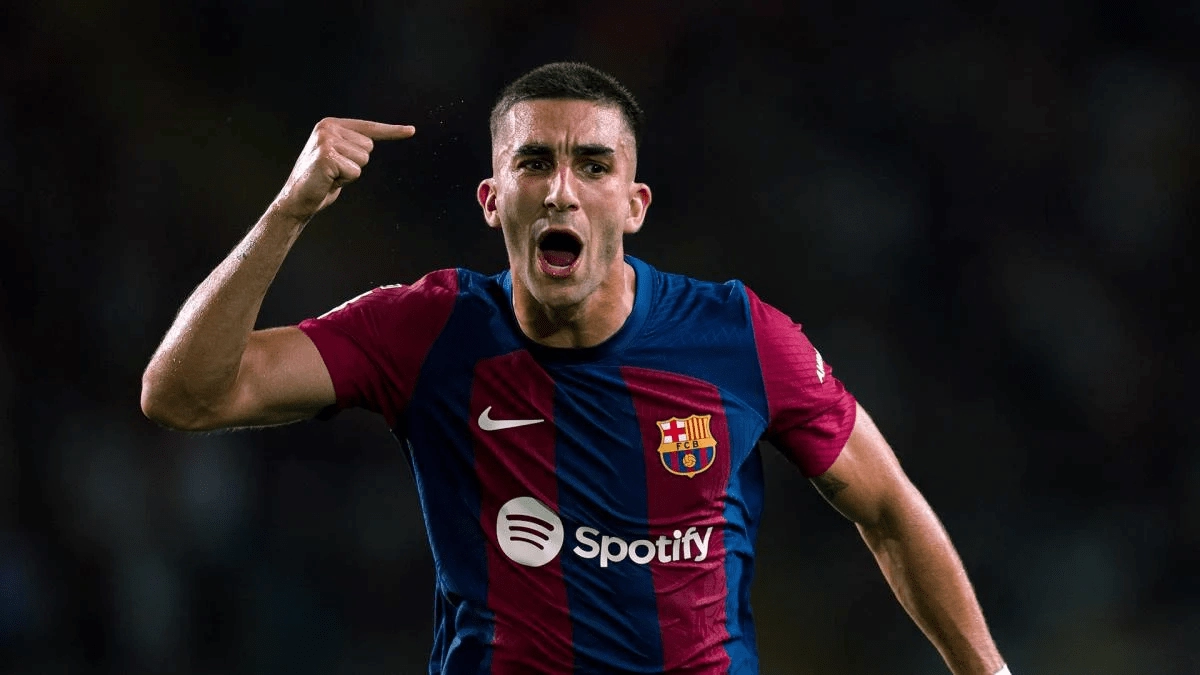 <p>Ferran Torres, current football player for FC Barcelona</p>