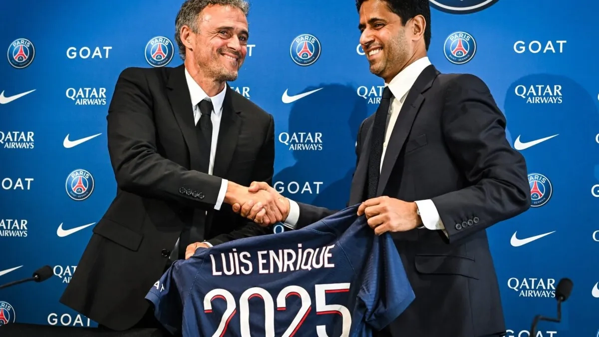 Luis Enrique, actual entrenador del PSG