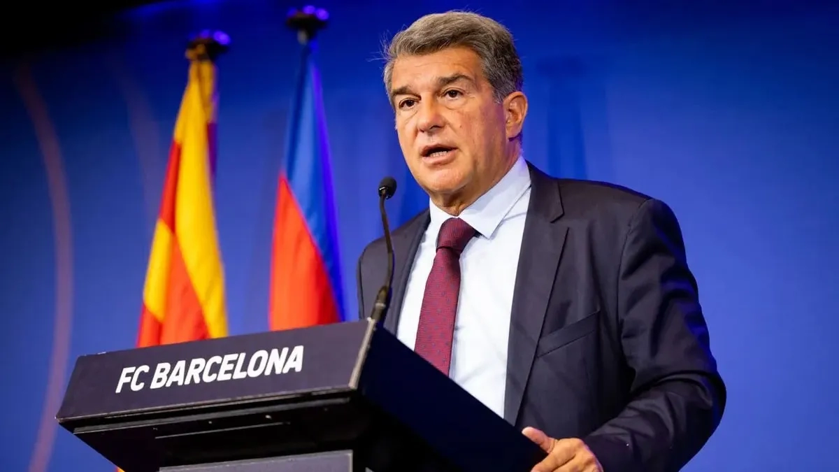 Joan Laporta, President of FC Barcelona.