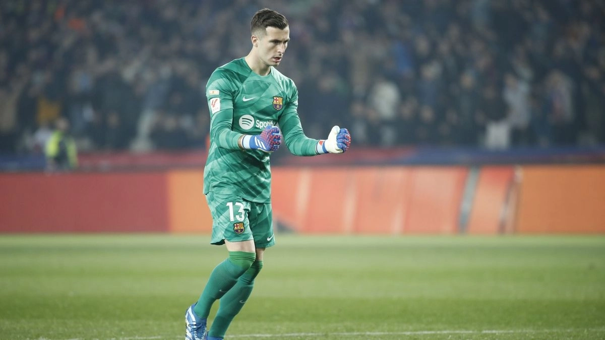 Iñaki Peña, portero del Barcelona