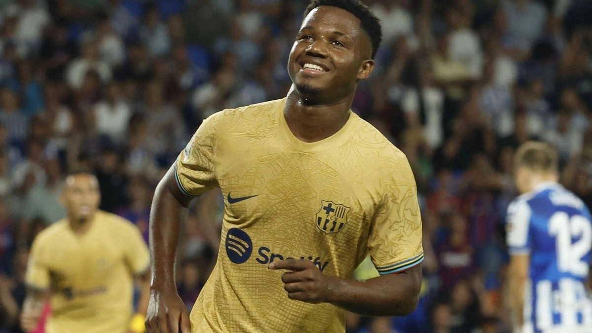Ansu Fati, forward of Barcelona
