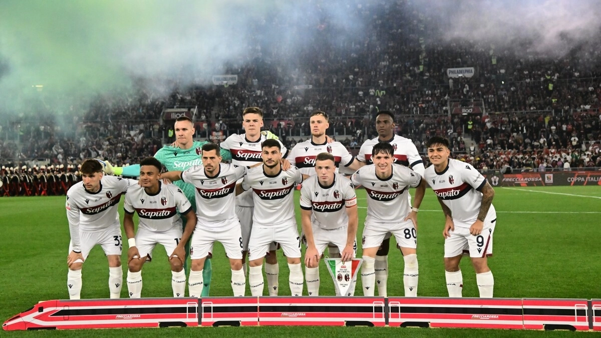 Once in Bolonia's final of the Coppa Italia