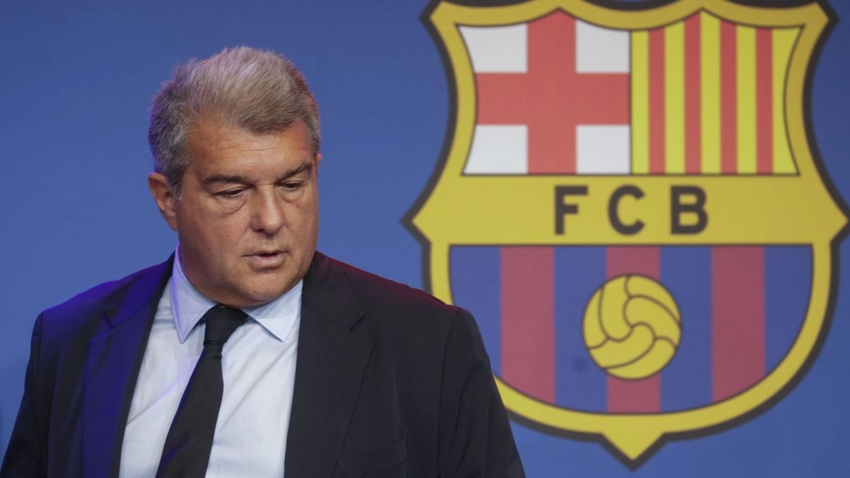 Joan Laporta, president of FC Barcelona