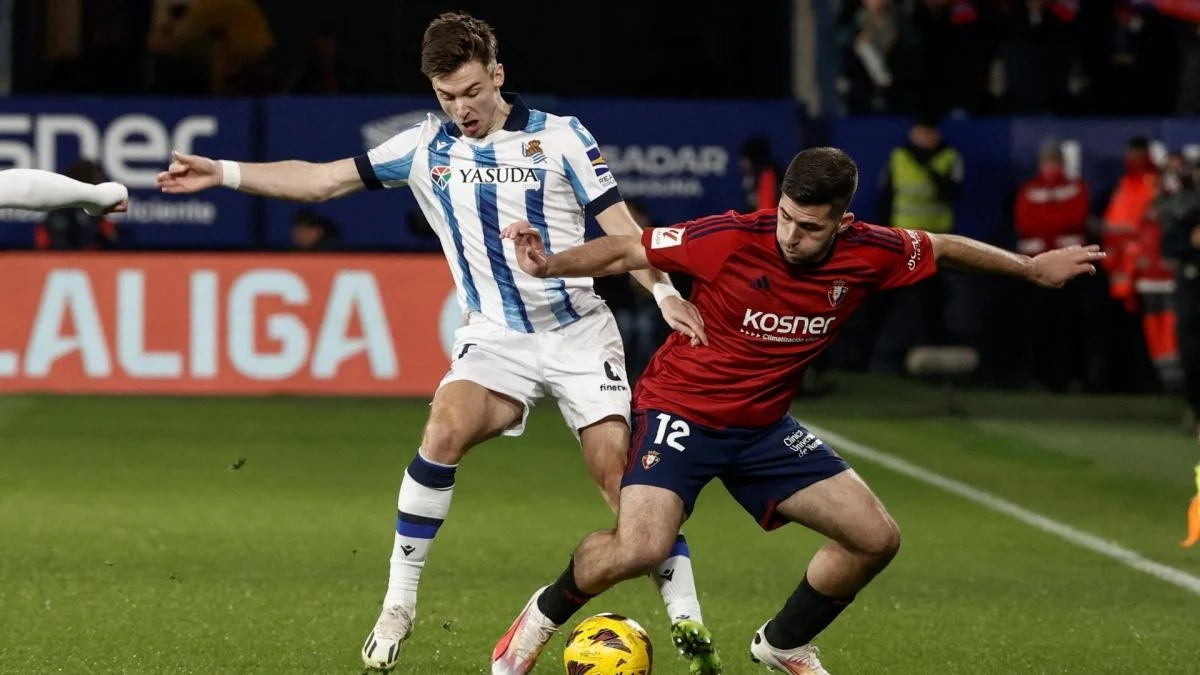 <p>Jesús Areso, right-back for Osasuna.</p>