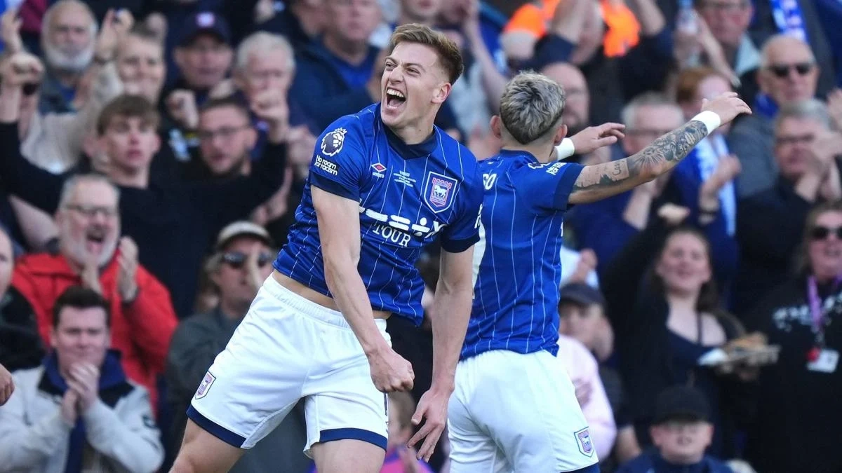 Liam Delap, delantero del Ipswich Town
