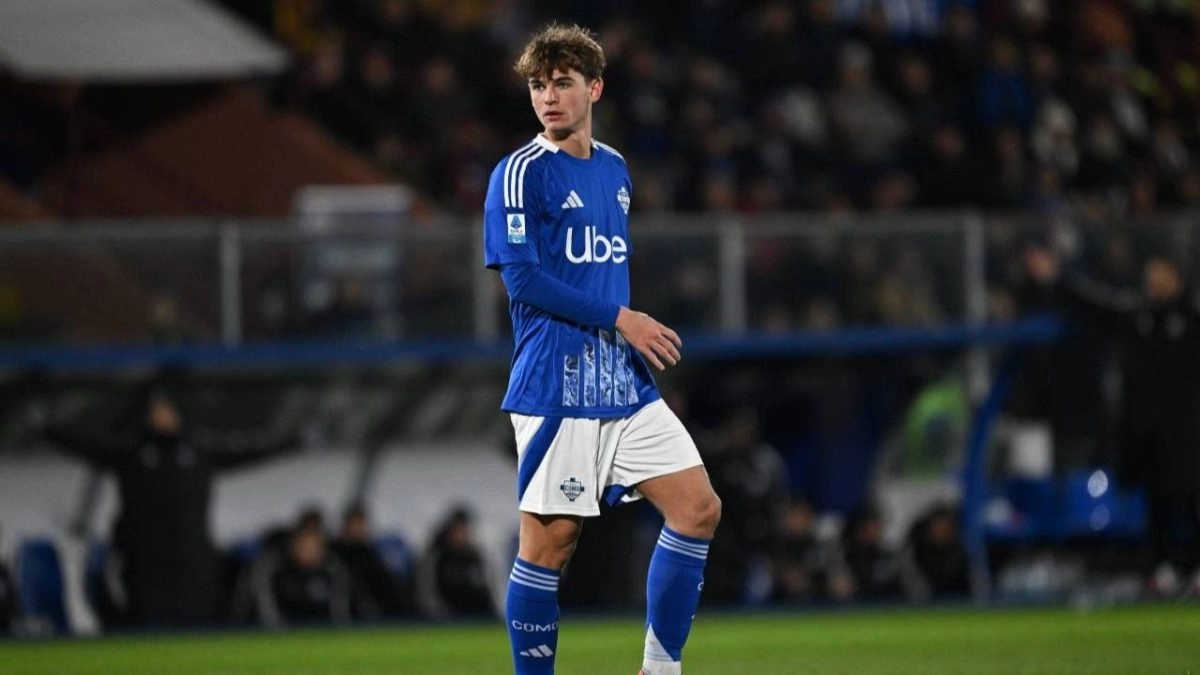 Nico Paz, former player of Real Madrid who belongs to Como