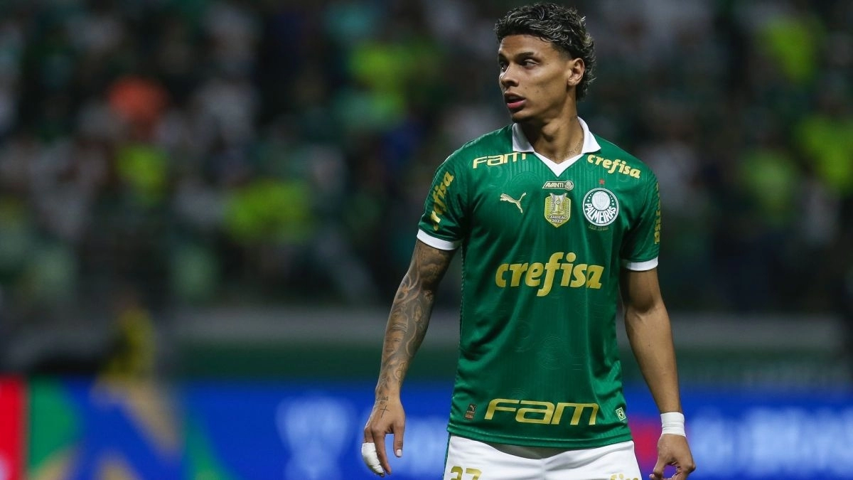 <p>Richard Ríos, player for Palmeiras and star of the Colombian national team.</p>