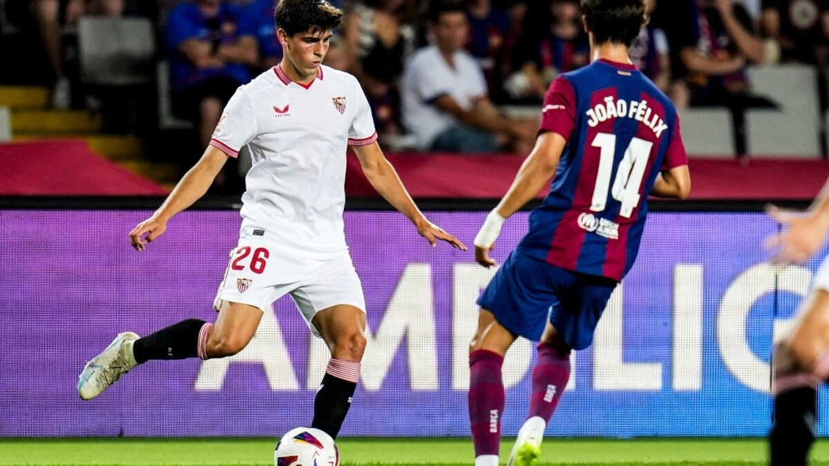 Juanlu Sánchez, player of Sevilla.