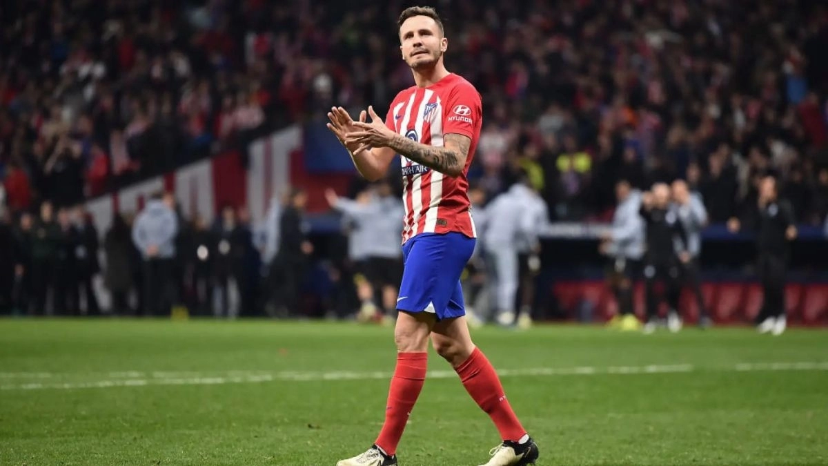 Saúl Ñíguez, centrocampista del Atlético de Madrid 