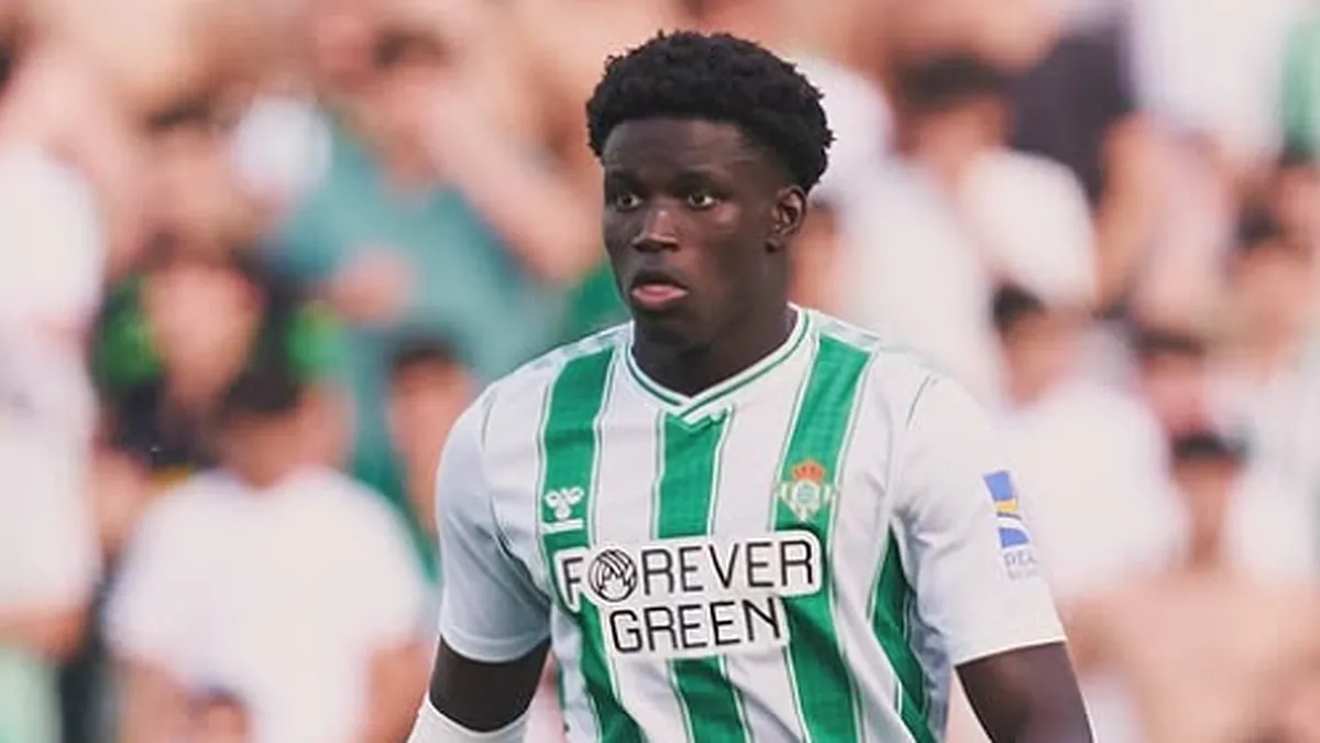 Nobel Mendy, jugador del Real Betis