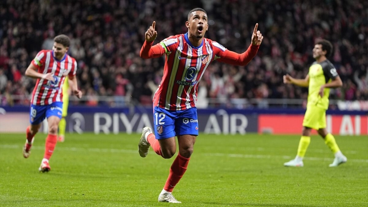 Samu Lino, jugador del Atlético de Madrid