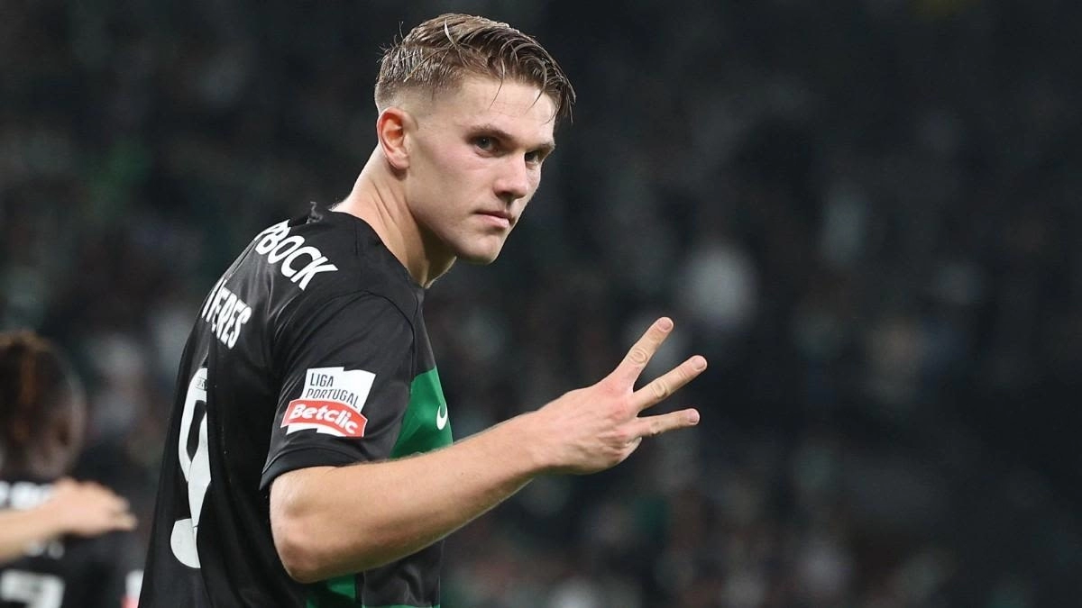 Viktor Gyökeres, delantero titular del Sporting de Lisboa
