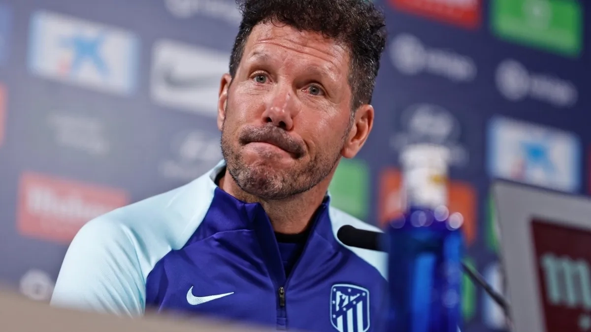 Cholo Simeone, entrenador del Atlético de Madrid 