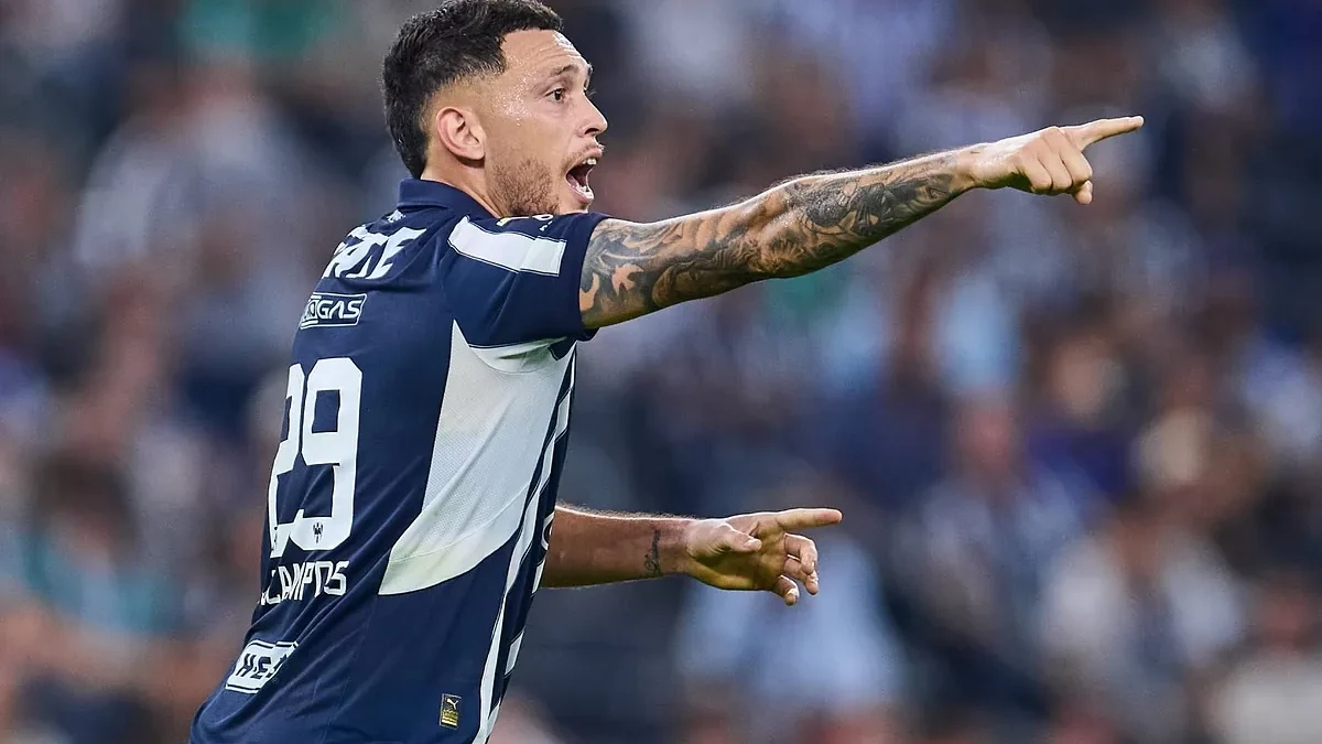 Lucas Ocampos, jugador de Rayados de Monterrey