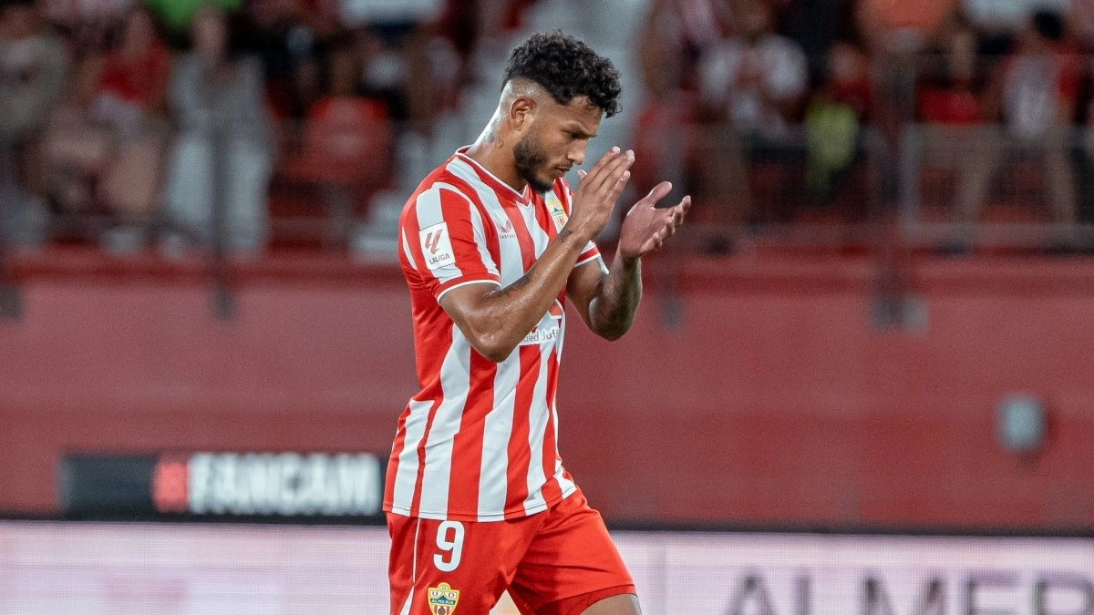 Luis Suárez, delantero del Almería