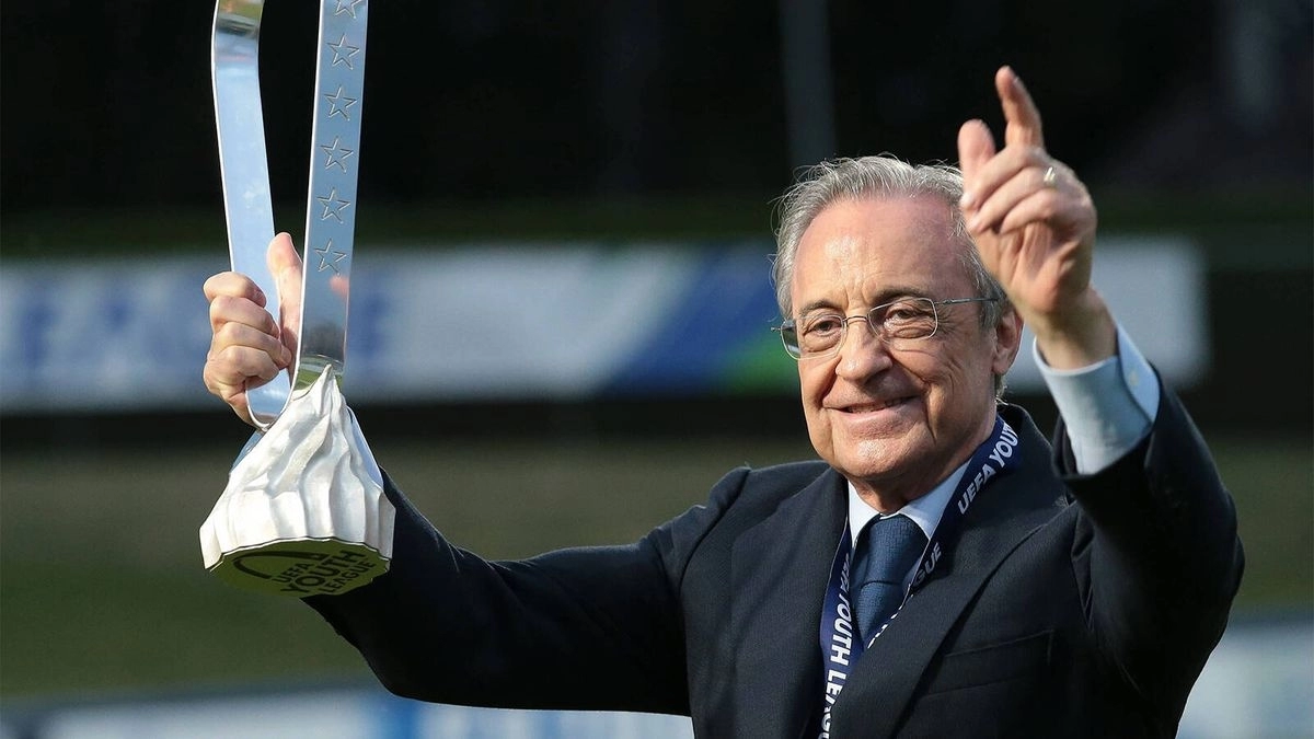 <p>Florentino Pérez, President of Real Madrid</p>