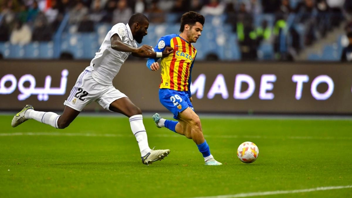 Fran Pérez, jugador del Valencia