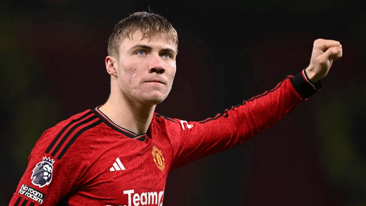 Rasmus Hojlund, delantero del Manchester United