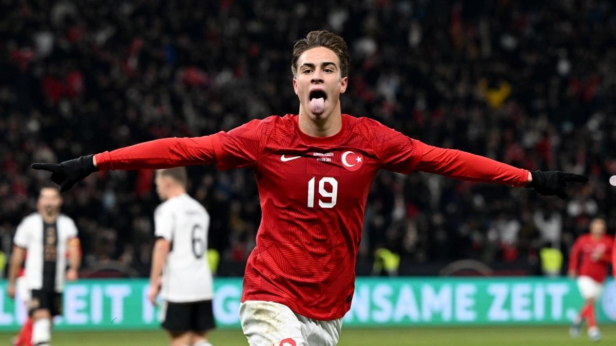 Kenan Yildiz, promising young talent of Juventus Turin and star of Turkey