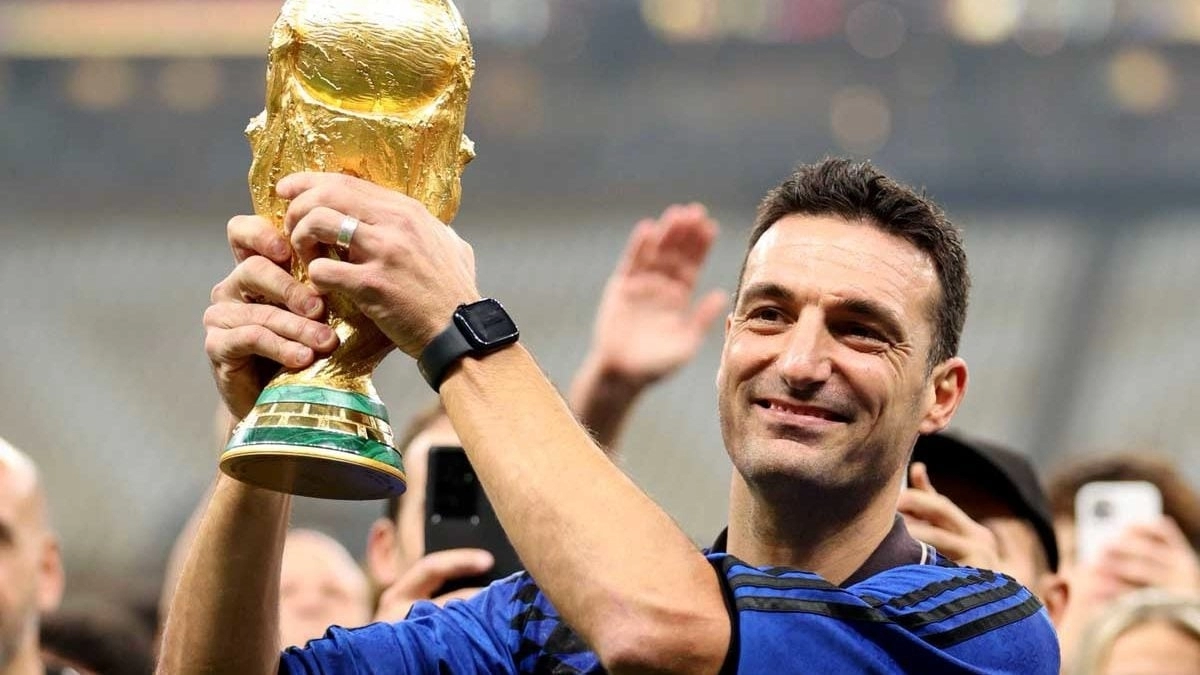 Lionel Scaloni, Argentina's national team coach.