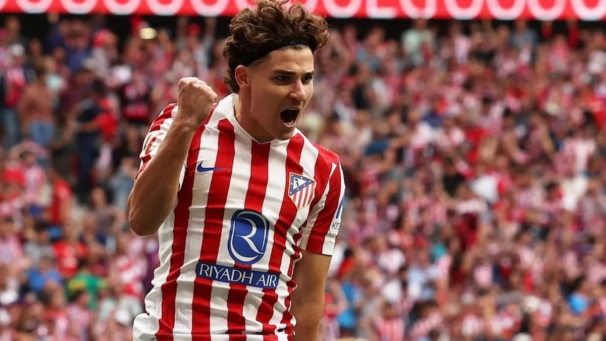 Julián Álvarez, delantero del Atlético de Madrid