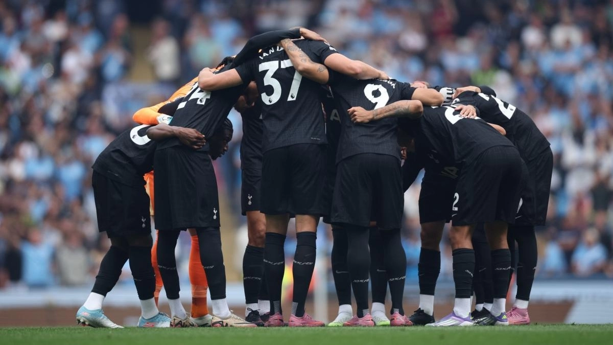 Los jugadores del Tottenham