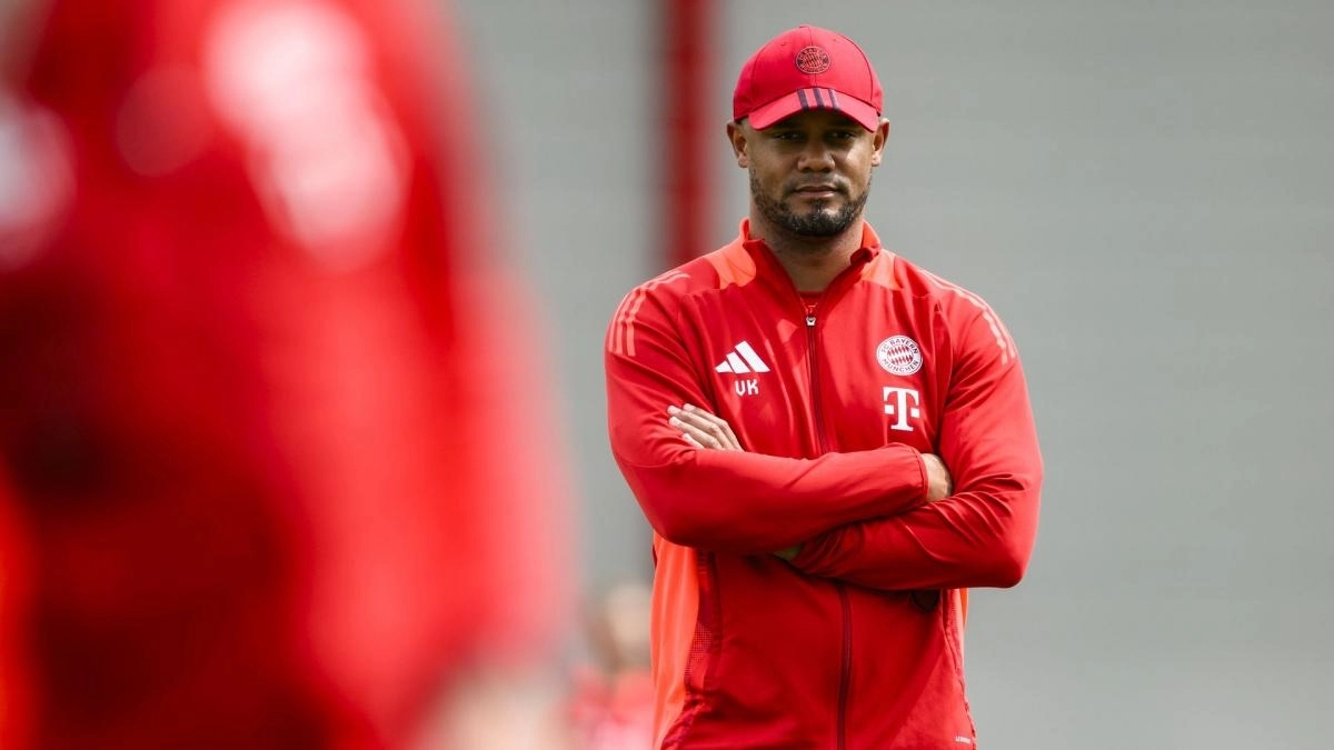 Vincent Kompany, entrenador del Bayern de Múnich