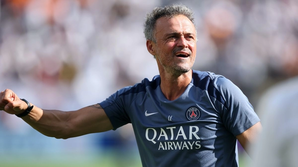 <p>Luis Enrique, current coach of PSG</p>