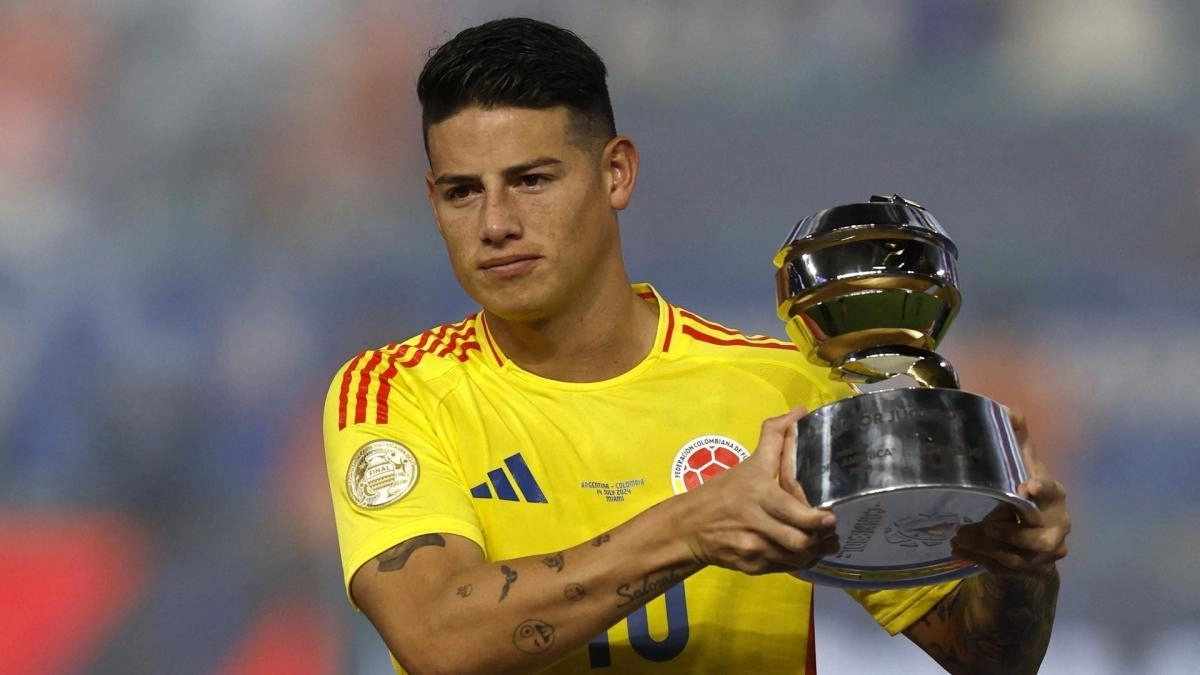 James Rodríguez, líder de Colombia