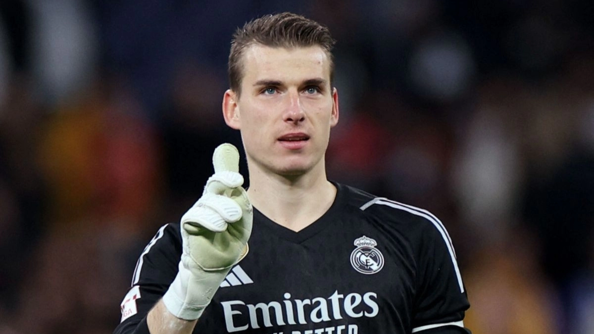 Andriy Lunin, portero ucraniano del Real Madrid