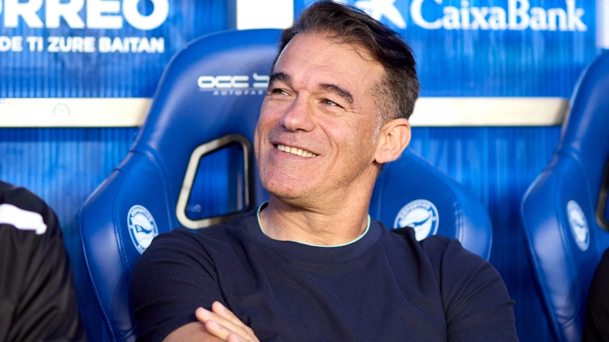 Luis García Plaza, former coach of Alavés.