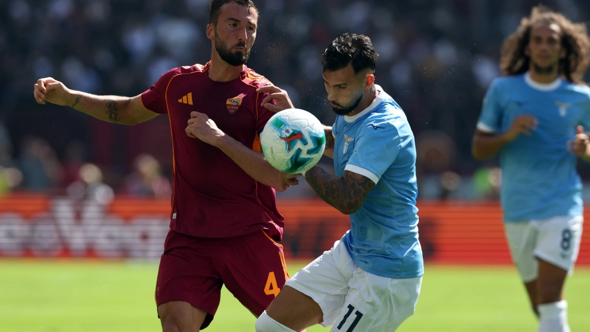 Taty Castellanos durante un Roma - Lazio