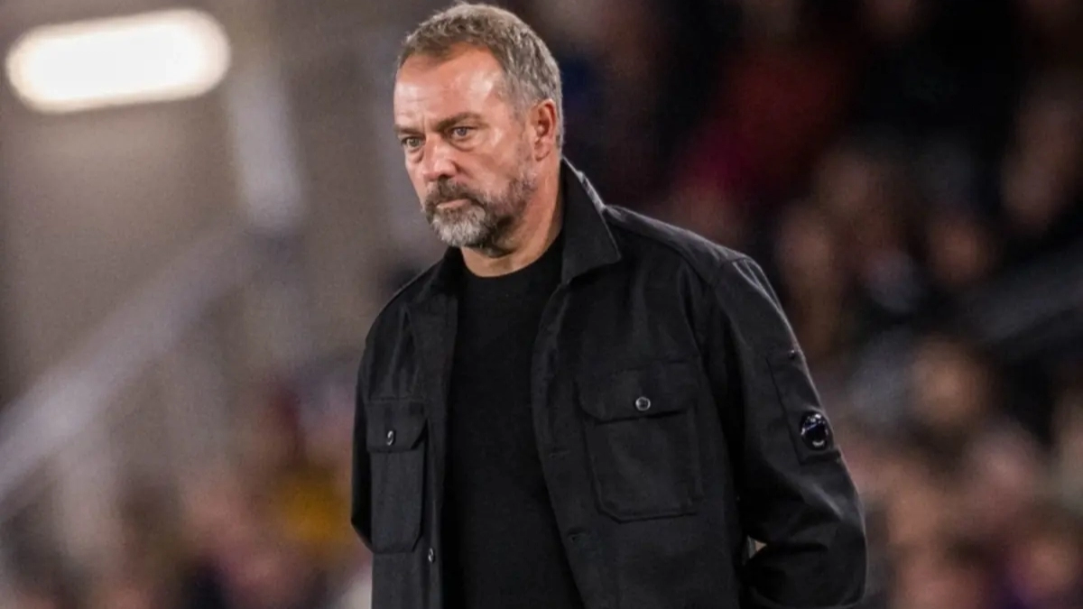 <p>Hansi Flick, current coach of FC Barcelona</p>