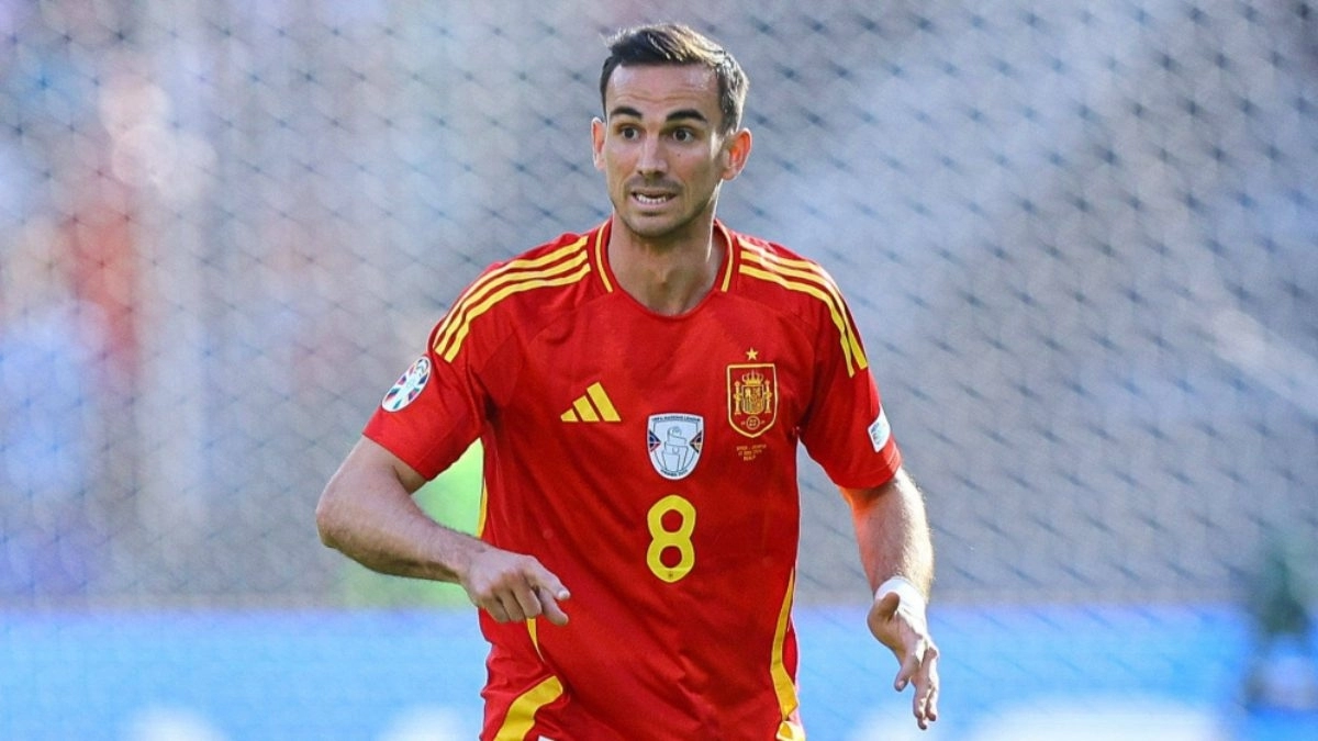 Fabián Ruiz during a match with the Spanish national team