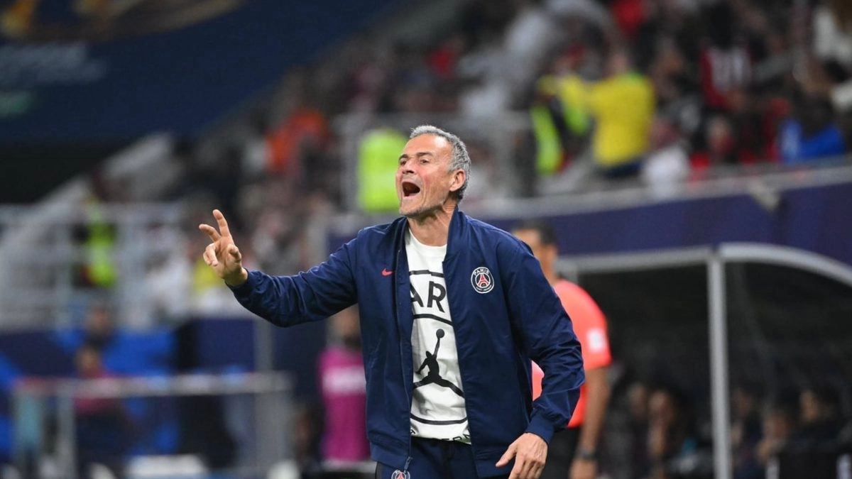 Luis Enrique, actual entrenador del PSG