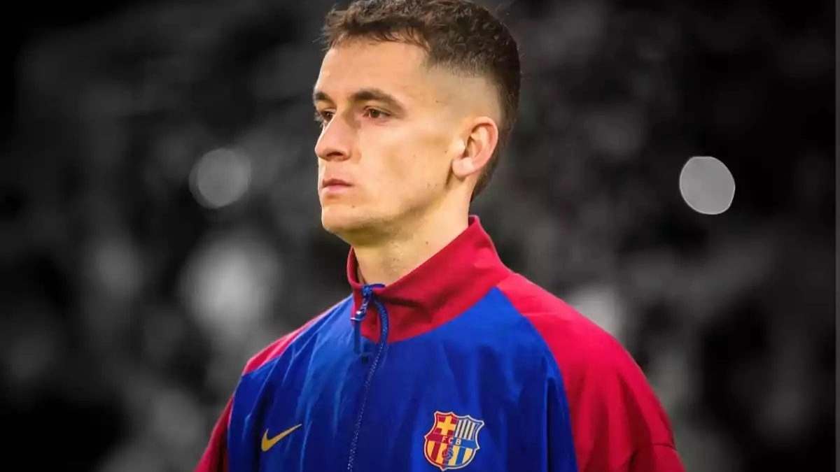 <p>Marc Casadó, player of Barcelona</p>