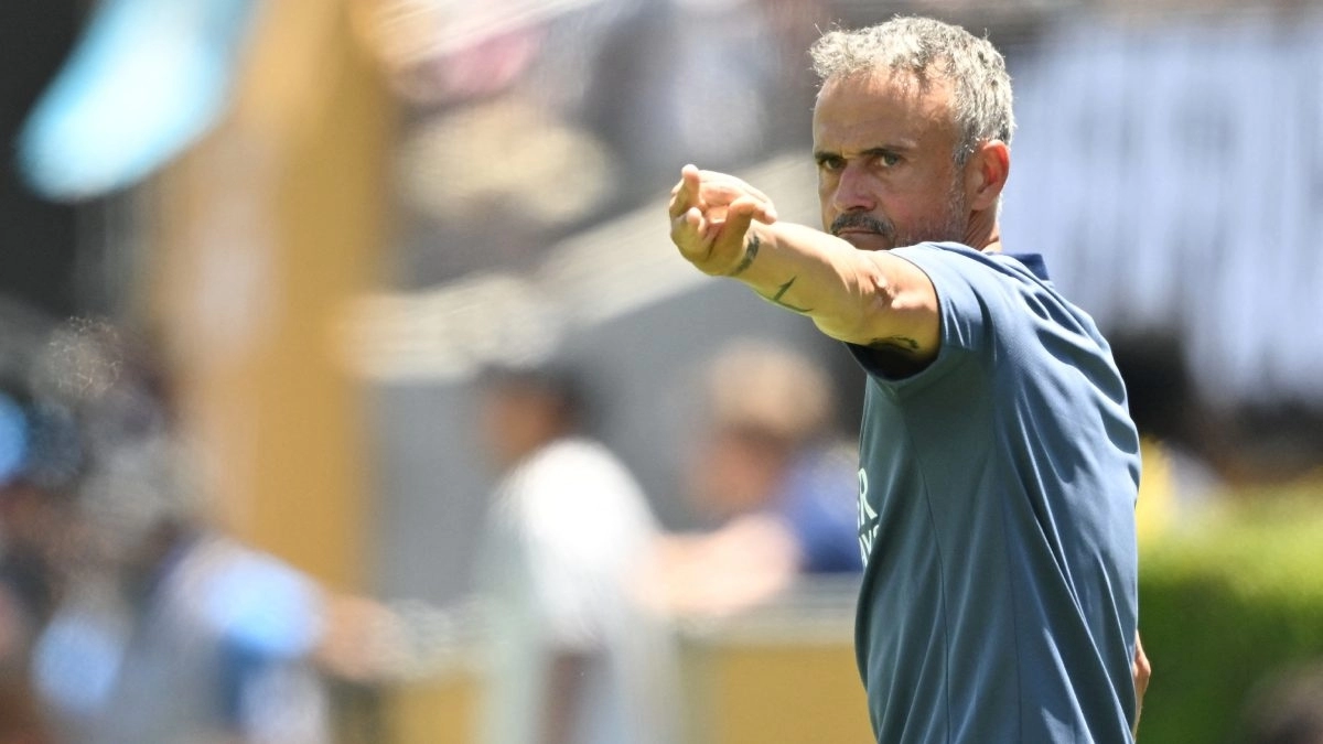 Luis Enrique, actual entrenador del PSG