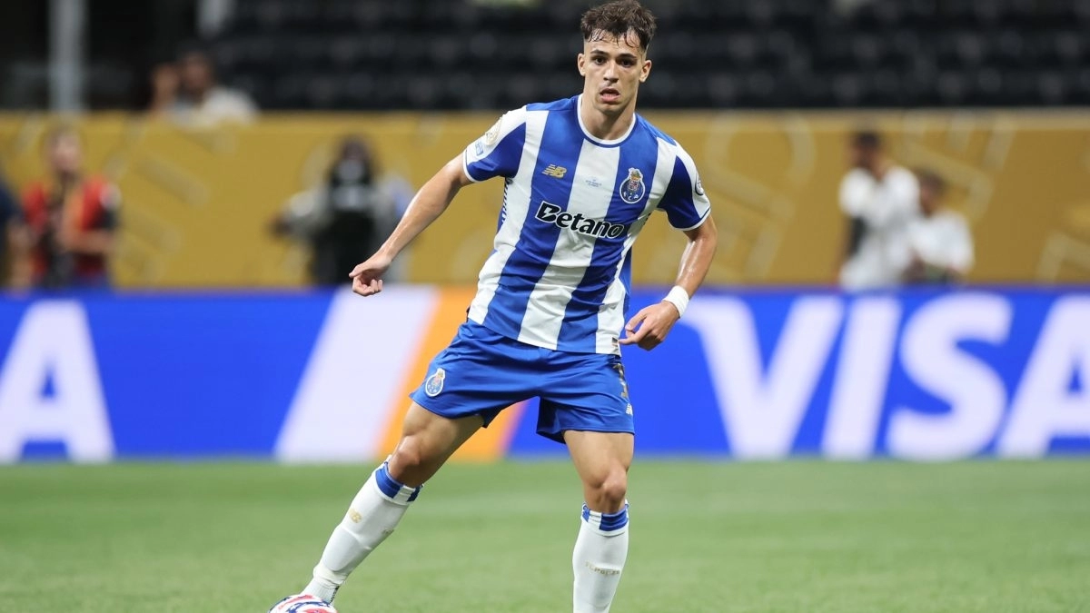 Gabri Veiga durante un partido con el Oporto