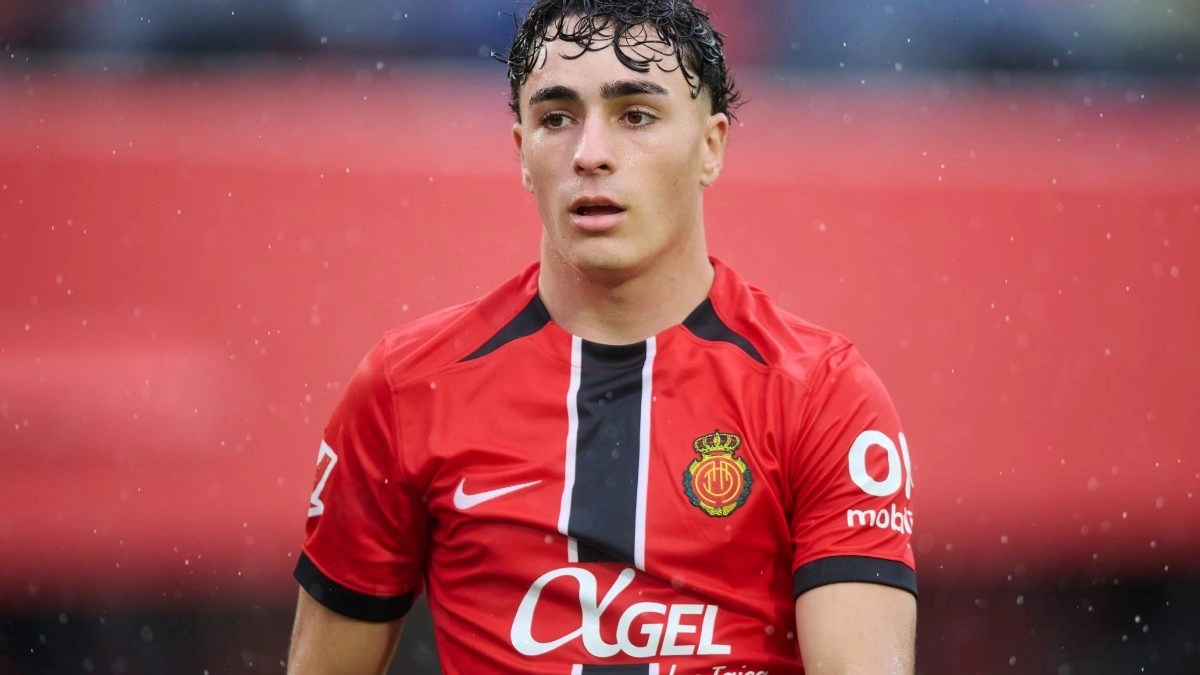 Jan Virgili durante un partido con el Mallorca