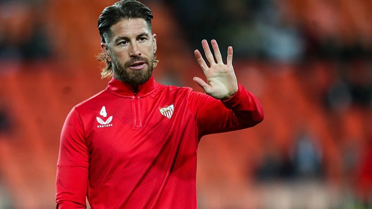 Sergio Ramos durante su anterior etapa en el Sevilla