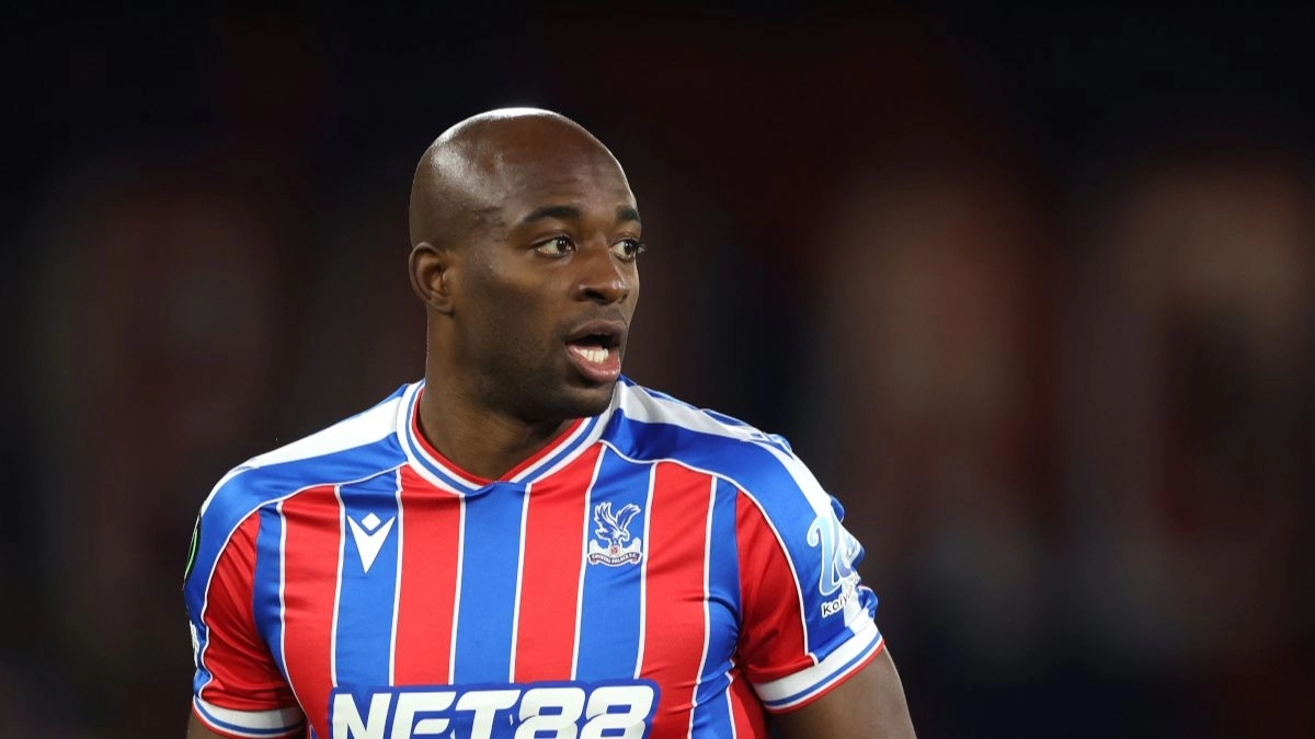 Jean-Philippe Mateta durante un partido con el Crystal Palace