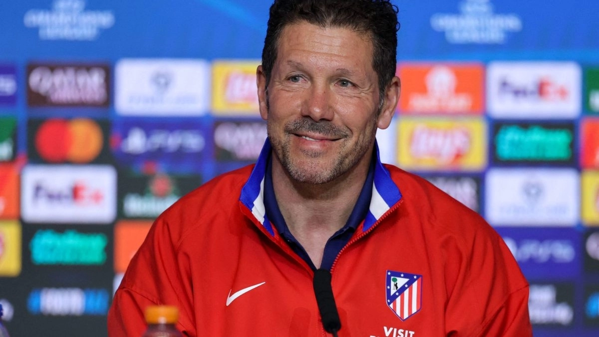 Cholo Simeone, entrenador del Atlético de Madrid 