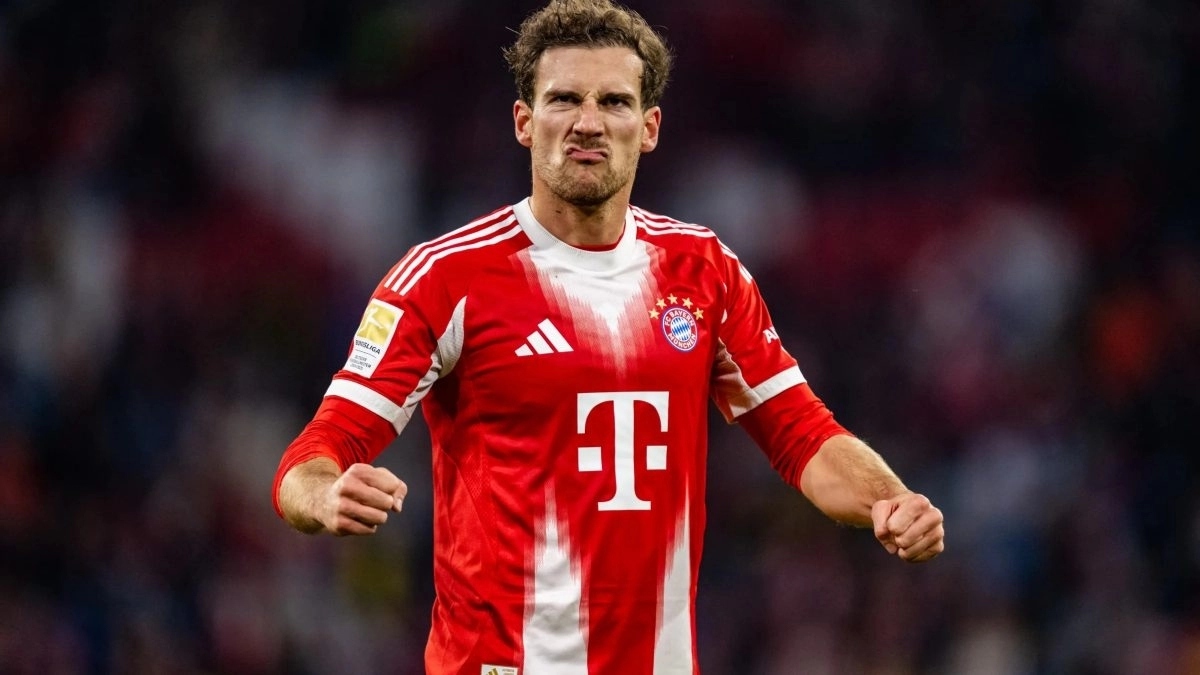 <p>Leon Goretzka, midfielder for Bayern Munich</p>