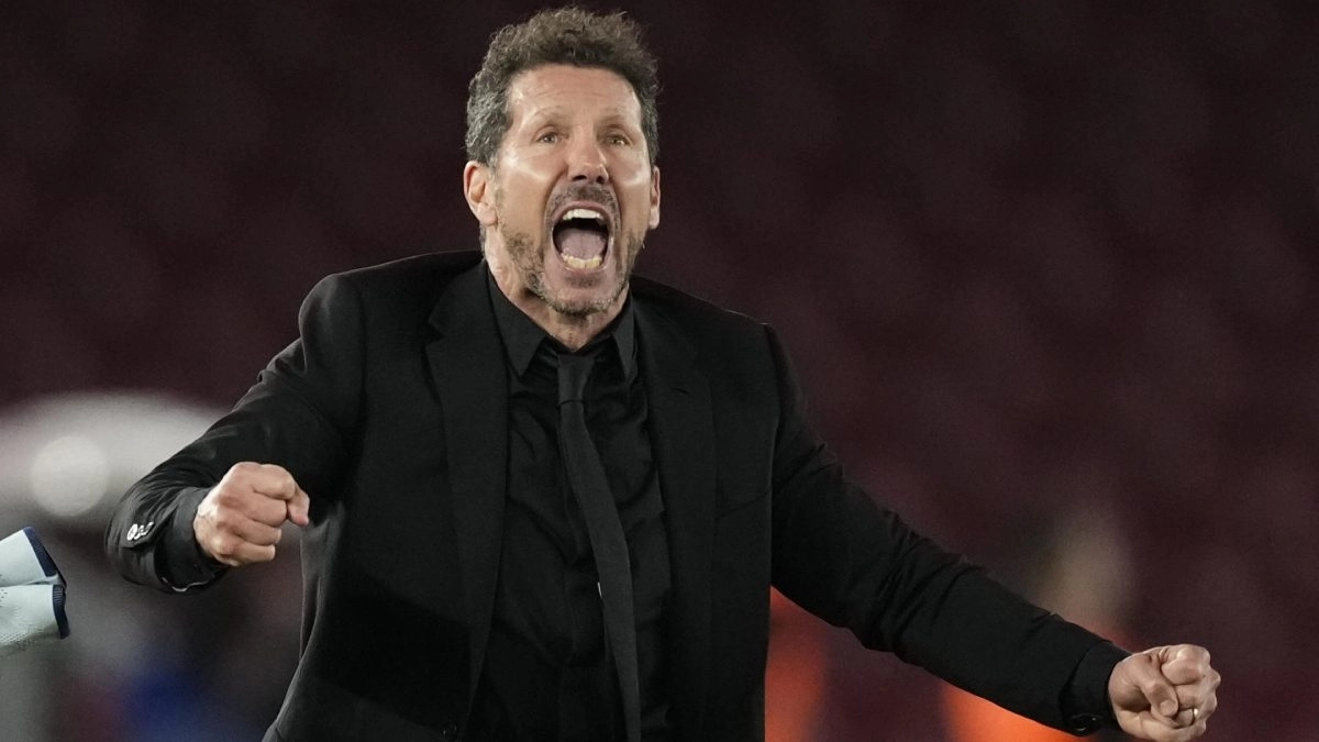 Cholo Simeone, entrenador del Atlético de Madrid 