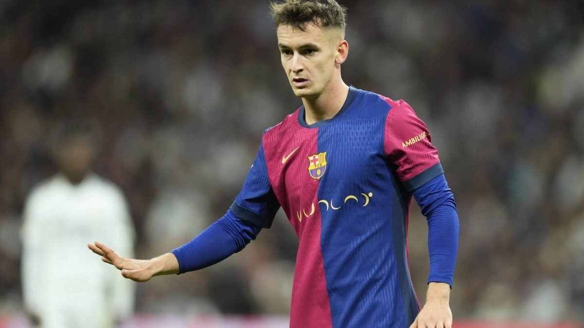 <p>Marc Casadó during a game with Barcelona</p>