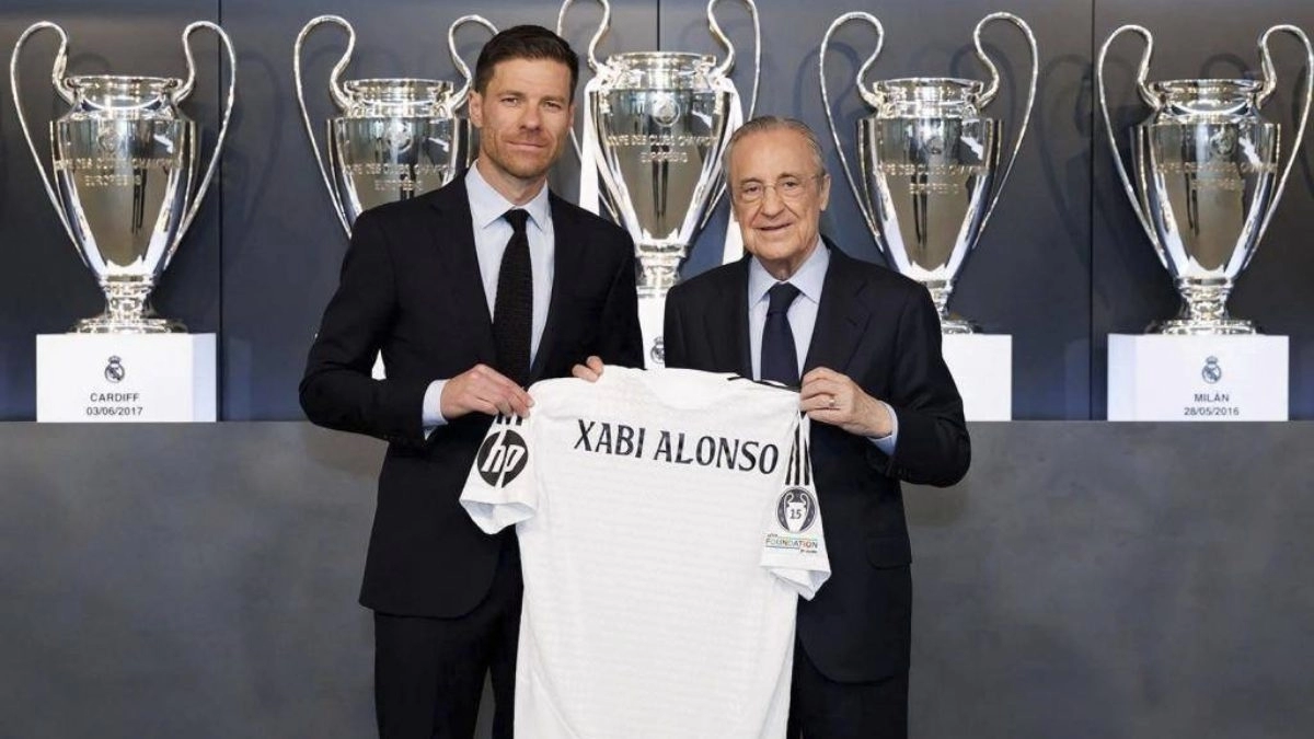 Florentino Pérez y Xabi Alonso