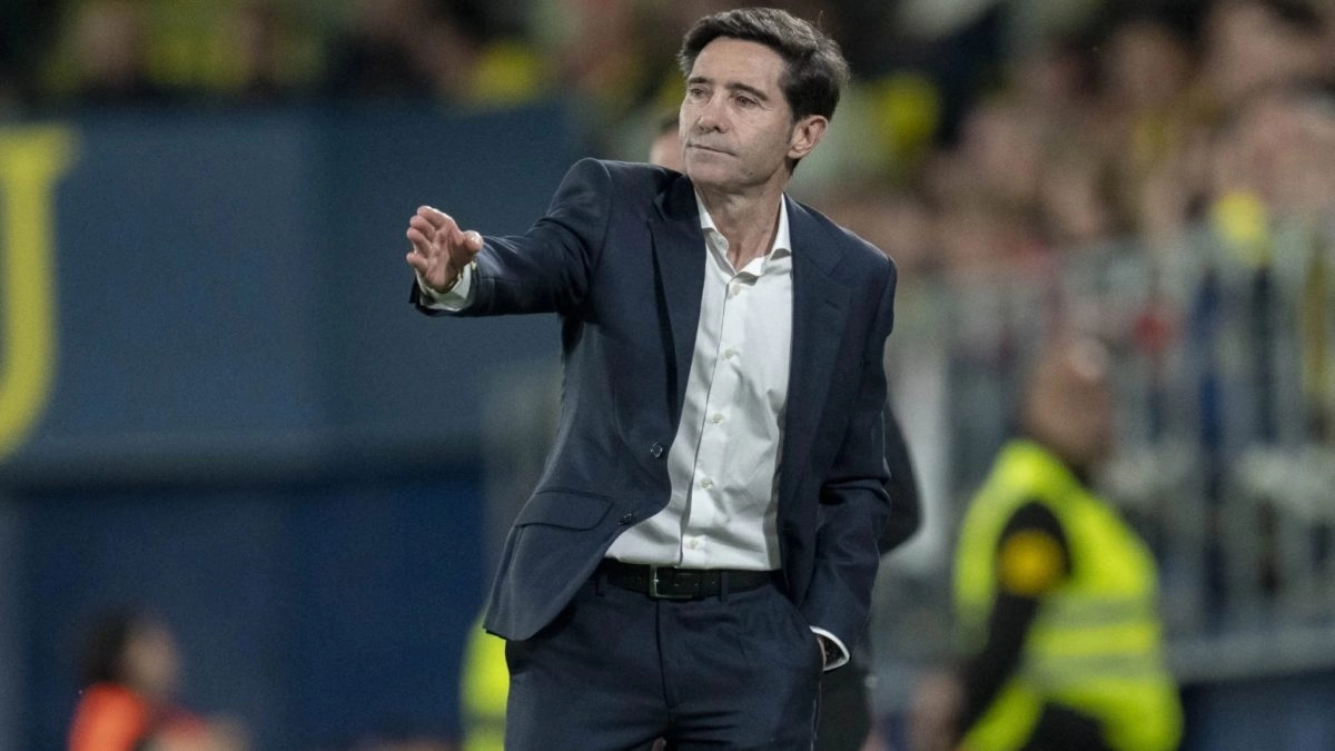 <p>Marcelino García Toral, Villarreal's coach</p>
