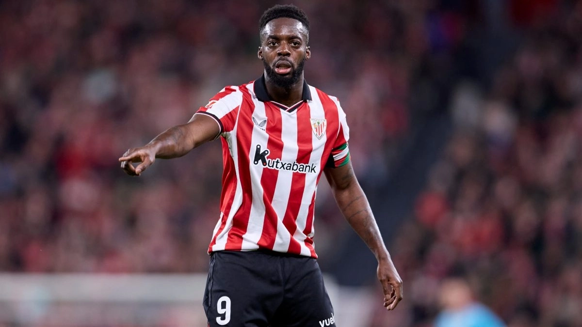Iñaki Williams during a match with Athletic Club